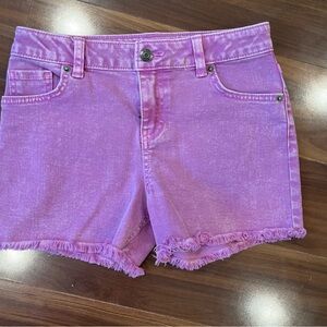 Purple Jean shorts